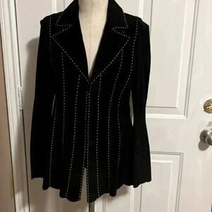 Vintage INC black leather jacket size M